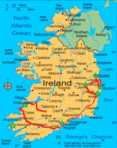 Ireland map Nov 6 to 20